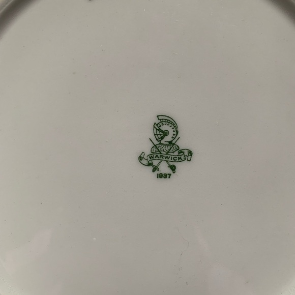 Vintage Warwick 1937 Plate - Picture 4 of 5